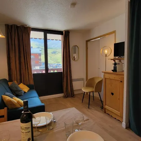 Val Claret-ski Aux Pieds, 4 Pers, 1 Chambre, Balcon Sud * Tignes